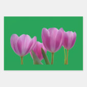 Feuille De Papier Cadeau Wrapping Paper Sheets Flower (Devant 2)