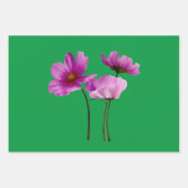 Feuille De Papier Cadeau Wrapping Paper Sheets Flower (Devant)