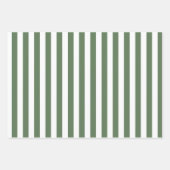 Feuille De Papier Cadeau Wrapping Paper Sheets - Green & White Christmas (Devant 3)