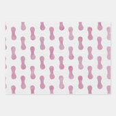 Feuille De Papier Cadeau Wrapping Paper Sheets - Pink Pattern (Devant 3)
