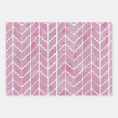 Feuille De Papier Cadeau Wrapping Paper Sheets - Pink Pattern (Devant)