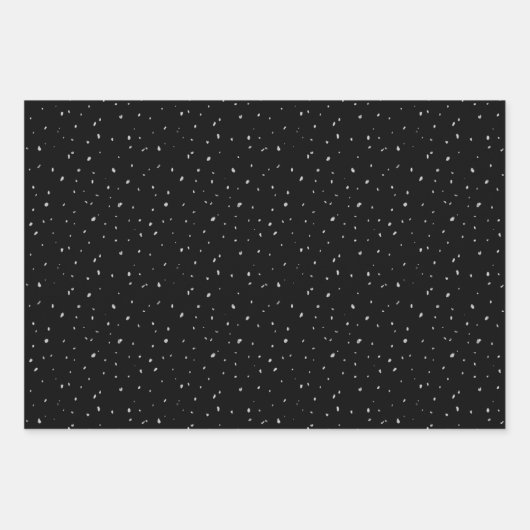 Feuille De Papier Cadeau Wrapping Paper Sheets - Snow Pattern (Devant 3)