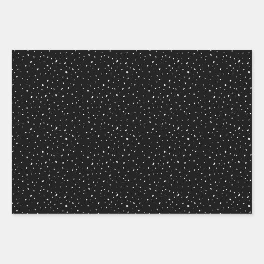 Feuille De Papier Cadeau Wrapping Paper Sheets - Snow Pattern (Devant 2)