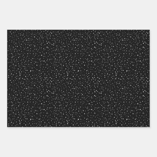 Feuille De Papier Cadeau Wrapping Paper Sheets - Snow Pattern (Devant)