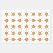 Feuille De Papier Cadeau Wrapping Paper Sheets - Sun (Devant 2)