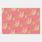 Feuille De Papier Cadeau Wreath Highland Cow Baby shower (Devant 2)