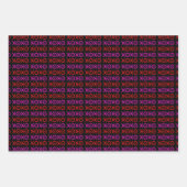 FEUILLE DE PAPIER CADEAU XOXO (Devant)