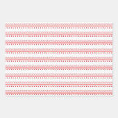 Feuille De Papier Cadeau XOXO Hearts Cadeaux de la Saint-Valentin (Devant 2)