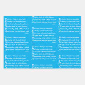 Feuille De Papier Cadeau Yeshua Poem Christian (Devant)