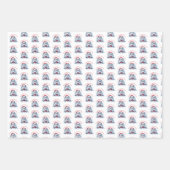 Feuille De Papier Cadeau Yeti avec cadeau - Ne pas ouvrir (Devant 3)