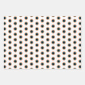 Feuille De Papier Cadeau Yeux arc-en-ciel cool (Devant 3)