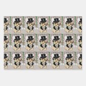 FEUILLE DE PAPIER CADEAU YORKIE POO (Devant)