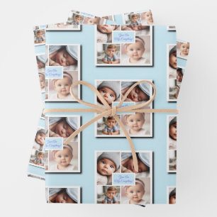 Feuille De Papier Cadeau You Are My Everything Baby Photos sur Blue