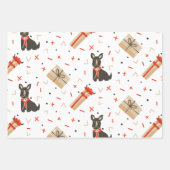 Feuille De Papier Cadeau Yule cool | Fêtes de Noël du milieu du siècle (Devant 2)