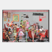 Feuille De Papier Cadeau Zombie Diner (Devant)