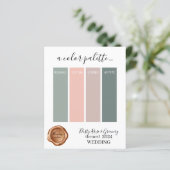 Feuille de papier couleur Mariage Rose Dusty Class (Debout devant)