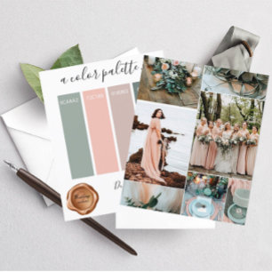 Feuille de papier couleur Mariage Rose Dusty Class