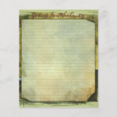 Feuille de papier de 4,5 po x 5,6 po fixe (Devant)