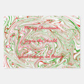 Feuille de papier de déviation de Noël (Devant 3)