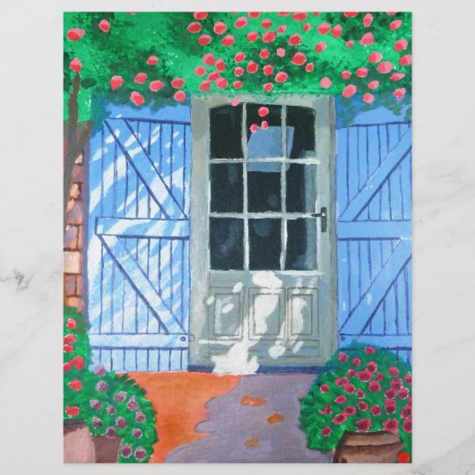 feuille de papier de ferme française (Devant)