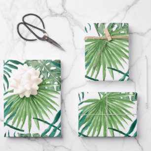 Feuille de papier d'écorce de palme Feuille tropic