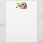 Feuille de papier découpée en forme de rose 21,59 (Devant)