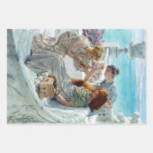 Feuille de papier d'emballage en découpage pour fe (Devant)