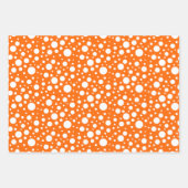 Feuille de papier d'emballage Motif orange (Devant 3)