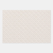 Feuille de papier d'emballage - Motifs floraux bei (Devant)