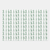 Feuille de papier d'emballage - Queue de papier bl (Devant 3)