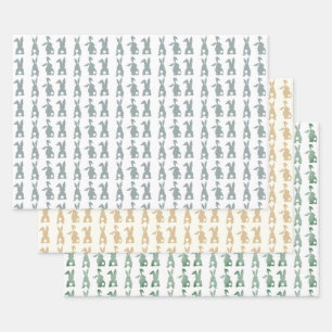 Feuille de papier d'emballage - Queue de papier bl