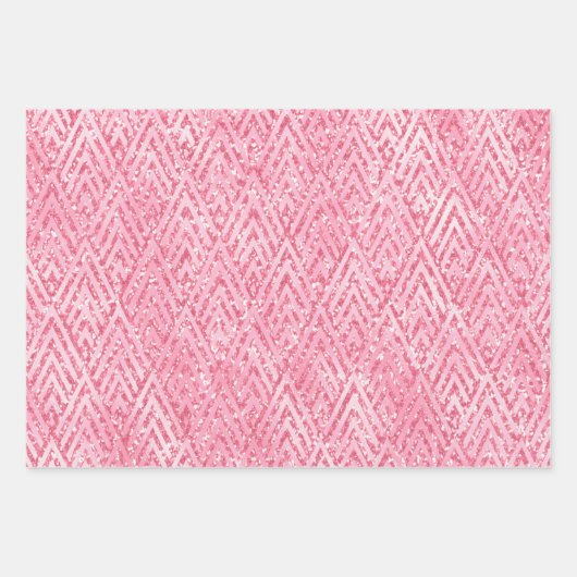 Feuille de papier d'emballage tendance rose gold p (Devant 2)