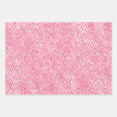 Feuille de papier d'emballage tendance rose or pai (Devant 2)