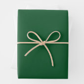 feuille de papier d'emballage vert de noël (En situation)