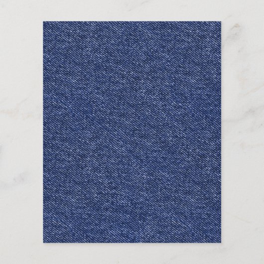 Feuille de papier Denim et diamants (Dos)