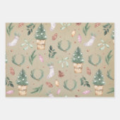 Feuille de papier d'enveloppement d'aquarelle de N (Devant)