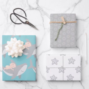 Feuille de papier d'enveloppement de Baby shower d