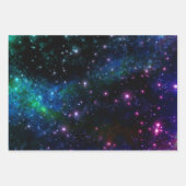 Feuille de papier d'enveloppement de galaxie mixte (Devant)