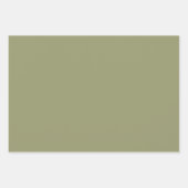 Feuille de papier d'enveloppement de Pâques d'oliv (Devant 2)