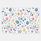 Feuille de papier d'enveloppement de Pâques d'oliv (Devant)