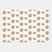 Feuille de papier d'enveloppement de tarte Apple (Devant)