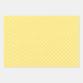 Feuille de papier d'enveloppement Motif jaune (Devant 2)