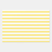 Feuille de papier d'enveloppement Motif jaune (Devant)