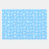 Feuille de papier d'enveloppement Pastel Snowflake (Devant)