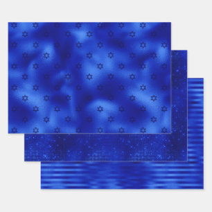 Feuille de papier d'enveloppement Royal Blue Foil 