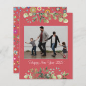 Feuille de papier du nouvel an (Devant / Derrière)