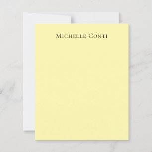 Feuille de papier élégant minimaliste couleur crèm