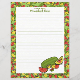 Feuille de papier encadrée R & Y