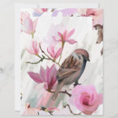 Feuille de papier Étude biblique (Dos)