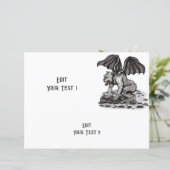 Feuille de papier Golem Gargoyle (Debout devant)